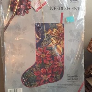 Something special Needlepoint Kit ~ Poinsettias